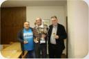 (v.l.n.r.) 3.Platz Achim Schneider     1.Platz Helmut Bronkhorst     2.Platz Toni Barth